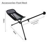 Portable Folding Camping Chair Outdoor Moon Chair Collapsible Foot Stool for Hiking Picnic Fishing Chairs Seat Tools