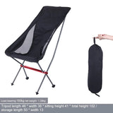 Portable Folding Chair Outdoor Camping Chairs Oxford Cloth Ultralight For Travel Beach BBQ Hiking Picnic Seat Fishing Tools