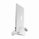 Portable Laptop Stand Aluminum Alloy Stable Vertical Storage Rack Desktop Erected Holder Space Saving Anti Slip For Macbook Pro