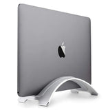 Portable Laptop Stand Aluminum Alloy Stable Vertical Storage Rack Desktop Erected Holder Space Saving Anti Slip For Macbook Pro