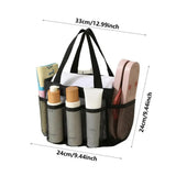 Portable Mesh Toiletries Storage Bag Summer Beach Towels Toy Bath Tote Pouch Quick Dry Underwear Slippers Shower Caddy Organizer