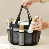 Portable Mesh Toiletries Storage Bag Summer Beach Towels Toy Bath Tote Pouch Quick Dry Underwear Slippers Shower Caddy Organizer