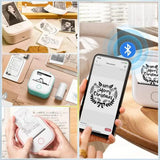 Portable Mini Blue Tooth WiFi New Wrong Printer Mobile Phone Photo Title Note Hot Print Pocket Student Error Label Printer