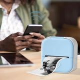 Portable Mini Blue Tooth WiFi New Wrong Printer Mobile Phone Photo Title Note Hot Print Pocket Student Error Label Printer