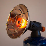 Portable Mini Heater Outdoor Camping Gas Heater Warm Tool Camping Windproof Stainless Steel Gas Butane Heater With Storage Box