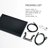 Portable Monitor 14.0" Ultra Slim Portable Laptop Monitor FHD 1080P Display Second Screen for Laptop PC Phone Xbox PS4/5 Switch
