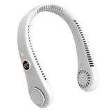 Portable Neck Fan Small Hands-Free Fan USB Powered Cooling Fans 5 Wind Speed For Men Women Travel Hiking Cycling Outdoors