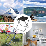 Portable Small Folding Stool Camping Stool Mini Size Mortable Stool for Travel Camping Hiking Fishing Gardening with Carry Bag