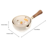 Portable Travel Tea Set Portable Gongfu Rotatable Ceramic Teapot Outdoor Tea Accessories For Elegant Atmosphere For Restaurants