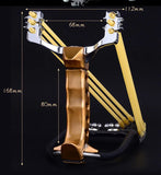 Powerful Slingshot with Wrist Rest Outdoor Hunting Precision All-metal Material Slingshot for Fishing and Ball Outdoor Tools