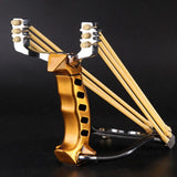 Powerful Slingshot with Wrist Rest Outdoor Hunting Precision All-metal Material Slingshot for Fishing and Ball Outdoor Tools