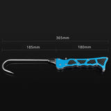 Professional Fish Hook Foldable Outdoor Grip Portable Telescopic Sea Fishing Gaff Stainless Steel Lip Spear Hook Gripper Tackle