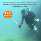 Professional Smart Metal Detector IP68-Pointer Waterproof 360° Side-Scan Underground Metal Analyzer for Adventure Treasure Hunt