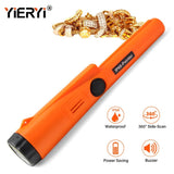 Professional Smart Metal Detector IP68-Pointer Waterproof 360° Side-Scan Underground Metal Analyzer for Adventure Treasure Hunt