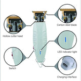 Professional T-Outliner Beard Hair Trimmer Clippers for Men with Carbon Steel T-Blade Electric Beard Trimmer