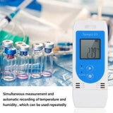 Professional USB Temperature & Humidity Data Logger -30~60℃&0~85%RH Indicator Light Alarm for Warehouse Transport Laboratory Etc