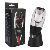 Professional Wine Decanter Pourer With Filter and Base Quick Sobering Red Wine Whisky Aerator Dispenser For Bar Party Kitchen