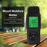 Professional Wood Moisture Meter 2%~70% Digital Vochtige Detector Test Bamboo Paper Spices Chemical Build Materials Hygrometer