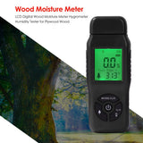Professional Wood Moisture Meter 2%~70% Digital Vochtige Detector Test Bamboo Paper Spices Chemical Build Materials Hygrometer
