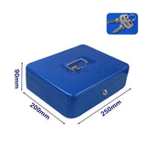 Protable Key Locker Safe Home Shop Steel Mini Money Box Security Cash box Storage Box Hidden Coin Money Jewellery