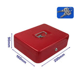 Protable Key Locker Safe Home Shop Steel Mini Money Box Security Cash box Storage Box Hidden Coin Money Jewellery
