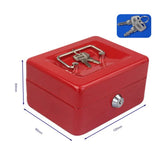 Protable Key Locker Safe Home Shop Steel Mini Money Box Security Cash box Storage Box Hidden Coin Money Jewellery