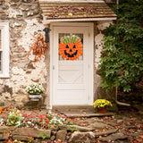 Pumpkin Wreath Pumpkin Decorations Wreaths Halloween Pendant Burlaps Garland Door Hanger Door Hanger Pendant With Pumpkin