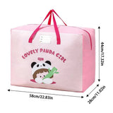 Quilt Storage Bag Heavy-Duty Bedding Organizer Bag Home Wardrobe Closet Storage Containers For Duvet Cover Pillow Bed Linen