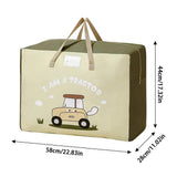 Quilt Storage Bag Heavy-Duty Bedding Organizer Bag Home Wardrobe Closet Storage Containers For Duvet Cover Pillow Bed Linen