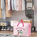 Quilt Storage Bag Heavy-Duty Bedding Organizer Bag Home Wardrobe Closet Storage Containers For Duvet Cover Pillow Bed Linen