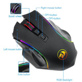 REDRAGON Griffin M602 KS RGB USB 2.4G Wireless Gaming Mouse 8000 DPI 8 Buttons Programmable Ergonomic for Gamer Mice Laptop PC