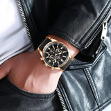 REWARD Business Mens Watches with Date Waterproof Chronograph Luminous Casual Sports Watch for Man