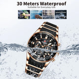 REWARD Business Mens Watches with Date Waterproof Chronograph Luminous Casual Sports Watch for Man