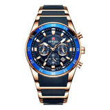 REWARD Business Mens Watches with Date Waterproof Chronograph Luminous Casual Sports Watch for Man