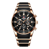 REWARD Business Mens Watches with Date Waterproof Chronograph Luminous Casual Sports Watch for Man