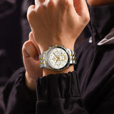 REWARD Business Watches for Man Fashion Casual Wristwatch Sports Luminous Calendar Waterproof Stainless Dress Mens Wrist Watches