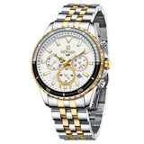 REWARD Business Watches for Man Fashion Casual Wristwatch Sports Luminous Calendar Waterproof Stainless Dress Mens Wrist Watches