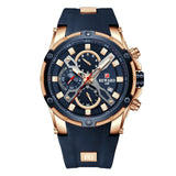 REWARD Hot Quartz Watches for Men Luxury Big Dial Waterproof Chronograph Date Luminous Silicone Band Sport Mens Wrist Watches