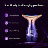 RF Facial Lifting Device Neck Face Eye Massage Face Slimming EMS Beauty Skin Tightening Machine Anti Aging Reduce Double Chin
