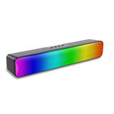 RGB Wireless Bluetooth Speaker Double Speaker High Volume Subwoofer 3D Stereo Luminous Desktop Computer Sound