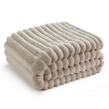 Rabbit Fluffy Blanket Sofa Blanket Casual Blanket