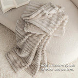 Rabbit Fluffy Blanket Sofa Blanket Casual Blanket