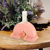 Rainbow Arch Candle Mold Silicone Rainbow Mold For Candles Reusable DIY U Shaped Bridge Geometry Candle Mold For Clay
