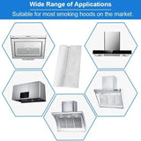 Range Hood Filter Paper 10m Non-woven Oil Absorbing Sheets With 8 Magnets Kitchen Hood Filter Paper Universal Hood Filter Fan