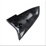 Replaceable Cowhorn Reverse Rearview Mirror Shell With Carbon Grain Painted Bright Black Suitable For Bmw 1 2 3 4 Series F20 F30