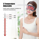 Reusable Heated Eye Mask USB Blindfold Steam Sleeping Eye Mask Patch Hot Steam Fatigue Relief Sleep Ant Dark Circles Aging