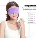 Reusable Heated Eye Mask USB Blindfold Steam Sleeping Eye Mask Patch Hot Steam Fatigue Relief Sleep Ant Dark Circles Aging
