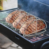 Rib Racks For Grilling Stainless Steel Steak Roast Rack For Outdoor Grill Rack For Slow Cook Picnic Camping Barbecue Indoor