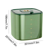 Rice Storage Container Rice Bin Dispenser Cereal Dry Food Rice Bucket Leakproof Rice Storage Tank For Flour Pantry Countertop