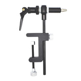Rotary Fly Tying Vise Tools Aluminum Alloy C-clamp Rotating Hook Rotary Whip Finisher Bobbins Holder Fly Fishing Tackle Kit